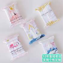 Nordic Fresh Simple Tissue Box Waterproof Fabric Pink Cute Napkin Set Customer Restaurant Car Tissue Box