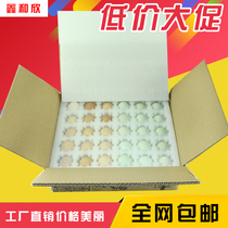 30 40 50 60 100 Pearl cotton soil egg tray to send soil egg packaging box shockproof foam 20