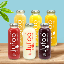 Zhenfu Jufoo freshly squeezed nfc pure juice 6 bottles of mango orange Bayberry Blueberry Grape passion fruit lychee juice drink