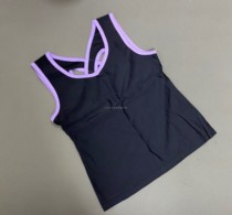  (Xiaoyuan R * G)Domestic rhythmic gymnastics training vest(peach heart) black light purple edge