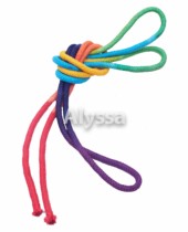 (Xiao Yuan R · G) Domestic Artistic Gymnastics Rope-Rainbow Seven Color Adult 3m long (hemp rope)