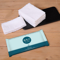 Hotel disposable wet towel Hotel small package catering custom-made logo wipe 100 fire