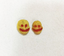 Shangmi Yuan Iron City Skull Amulet(no packaging without mustard seeds)