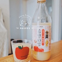 Japanese original import of Hope Shukuku Aomori apple juice hope drops Aomori brand pure apple juice 1L * 6 bottles