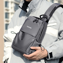 CardKolin Mens Chest Bag Casual Single Shoulder Bag Oxford Cloth Slanted Satchel Canvas Backpack Male Style Bag Boomer