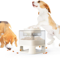 Pet supplies cross-border new dog bowls Amazon explosive dog toys feeding Slow Food Slow Food bullet feeding device leak food