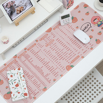 ps shortcut keys office Daquan Mouse pad computer keyboard cad pad desktop mat Girls desk mat excel