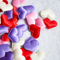 Hand throw love heart shaped sponge flower bed birthday party hand throw petals wedding wedding room decoration bed flower knot