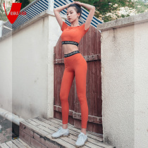 Vikco VIK yoga suit women 2021 new summer sports quick-drying clothes women short sleeve set fitness suit women