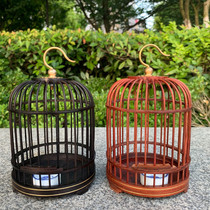 Grasshopper cage Bamboo old man Grasshopper cage bucket cricket cage buzzer cage Craft reptile cage buzzer cage