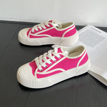 WUXIE㊙️I Hysteria Uzzang Cookies Shoes All Season Canvas Women Cross Laces Multicolored Casual Shoes