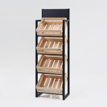 Supermarket fruit and vegetable shelf display rack creative multi-layer vegetable rack commercial convenience store shelf fruit and vegetable rack