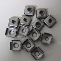 Square tube connector accessories hardware shelf iron - frame fixed combination of 20 25 - core plug