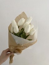 ins wind light and luxurious tulip simulation flower pendulum piece living room high simulation bouquet decoration table ornament model shooting