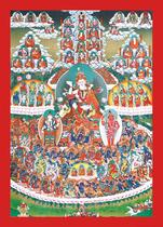 The knot marked version of the conversion plus the line the new version of the Buddha painting image photo paper double-sided