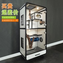 Chincho cabinet cage solid wood ecological Board ice nest air-conditioned house special cage custom luxury villa pet large