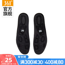 361 Men Sports Insoles 2022 Spring New 361 Degrees Comfort Soft Bottom Breathable Sweat-Proof Insole