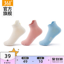 361 sports socks official 2021 summer new running outdoor life sports leisure short tube socks women