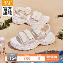  361 womens shoes Sports shoes 2021 summer outdoor breathable thick-soled non-slip velcro shoes sandals beach shoes women