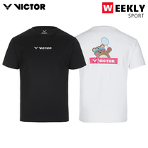 VICTOR Victory Korea Victory 2022 new badminton clothing men and women with the same style quick-drying T-shirt sports short-sleeved 1