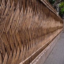 Bamboo fence outdoor garden fence bamboo bar fence homestay Villa courtyard bamboo pole Shanghai woven privacy fence
