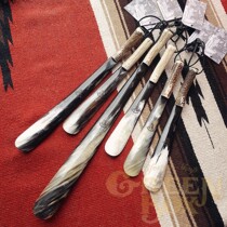 Official Agent British ABBEYHORN Antler Handle Shoehorn Premium Gift Box Bag
