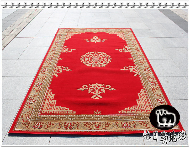 Direct sales of pure wool carpet work good villa large living room will be hand-cut carpet 3 x 4 meters