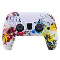 Sony PS5 handle painted protective cover DualSense non-slip silicone sleeve PlayStation5 protective soft case