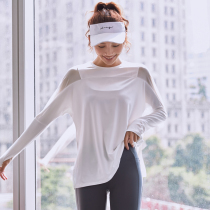 dcw sports coat womens loose training blouse mesh breathable quick-drying T-shirt long sleeve yoga clothing running fitness clothes