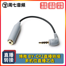 BOYA BY-CIP2D11 live conversion line MIC microphone mobile phone recording