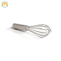 Mengxue Montessori daily life food self-contained accessories 304 stainless steel childrens chef mini whisk