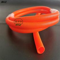 Manufacturer Supply New Energy Vehicle Harness Flame Retardant Bellows Plastic AD18 5 Orange Nylon PA Wear Custom