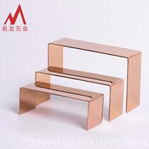 Mingyou direct supply stainless steel shoe rack shoe store shoe support shopping mall window high-heeled shoe shelf multi-layer shoe display rack