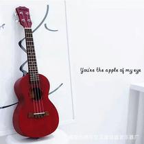 Children Yukri Practice the violin 23 inch beginner wood small guitar UKULELE26 inch Peach Core Guitar