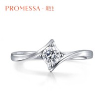 Zhou Sengsheng PROMESSA like a series of 18K gold diamond ring marriage proposal engagement diamond ring 87870R booking