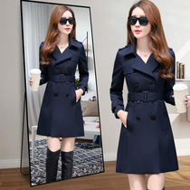 Spring style 2022 New womens clothing The big coat in the middle of the high end of the spring autumn and winter high-end big cards with a small sub-middle-style jacket