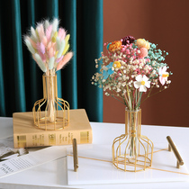 Light luxury starry sunflower Eucalyptus dried flower bouquet fake flower simulation flower decoration Living room table decoration