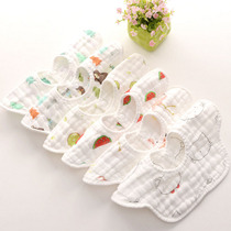 Baby eating bib rice pocket waterproof summer thin vest coat sleeveless BB baby bib childrens saliva pocket