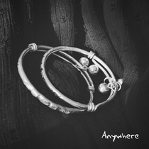 Anywhere] Thai Handmade Silver Baby Bracelet Transfer Evil Bells Bracelet Adult Trail