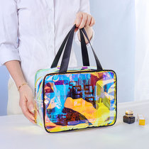 Travel Wash Toiletries Transparent Bath bath Makeup Bag Woman Portable Men Large Capacity Waterproof containing Laser Wash Bag