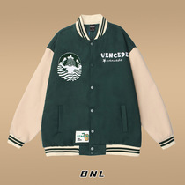 Benelli baseball jacket womens spring and autumn thin Korean version of loose couple top Joker student flight suit jacket
