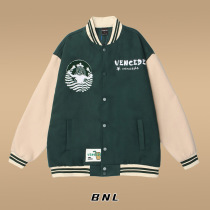 Benelli baseball jacket womens spring and autumn thin Korean version of loose couple top Joker student flight suit jacket