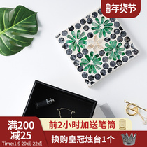 ins style American natural shell jewelry box home desktop storage box large capacity jewelry box home jewelry box