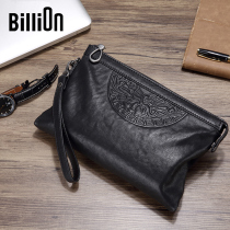 Cold beast leather bag mens handbag mens clutch bag bag fashion casual 2020 new clutch bag