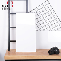  Pure white brick color bright light Kitchen bathroom living room wall brick Glazed brick Ceramic tile 300x600 Foshan tiles