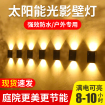 New Solar Wall Lamp Outdoor Courtyard Lamp Wall Lighting Wall Decorative rural villas Home Outdoor Waterproof View Light