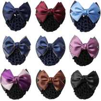 Floral headdress female summer temperament net pocket hair net nurse professional flight attendant hair Bank work jewelry mother headdress