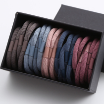Korean version of simple head rope women high elastic durable rubber band head hair rope cute leather case Hairband