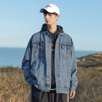 Semir denim jacket mens Korean version trend workwear mens top 2022 spring and autumn new couple jacket denim