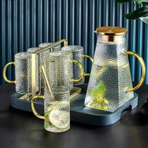 Light luxury style Afternoon tea tea set Fruit flower tea teapot teacup Electric pottery stove heating tea high temperature resistant glass